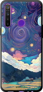 TPU чехол Креативный арт для Realme 5 - 6322b-1862 изображение 