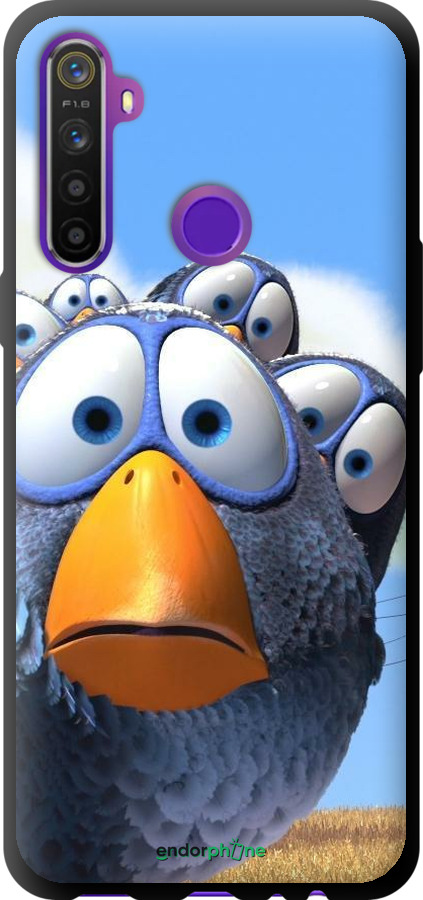 TPU чехол Angry Birds для Realme 5 - 6008b-1862 изображение 
