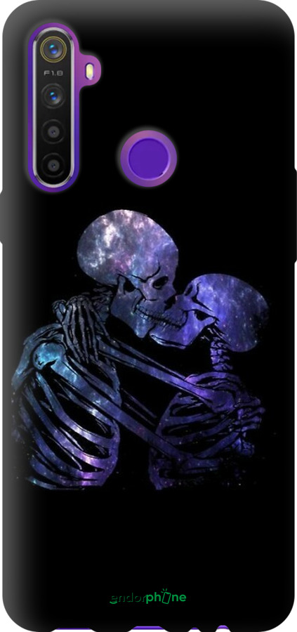TPU чехол Із зображенням скелета для Realme 5 - 6537b-1862 изображение 