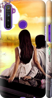 3D пластиковый матовый чехол Sunset для Realme 5 - 6607m-1862 изображение 