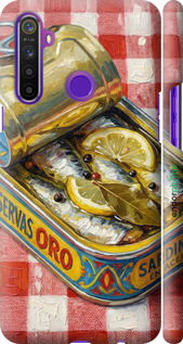 3D пластиковый матовый чехол 'Vintage Sardine Tin Phone' для Realme 6i изображение 11