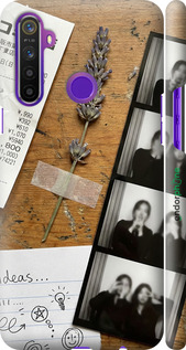 3D пластиковый матовый чехол 'Aesthetic Scrapbook Collage' для Realme 6i изображение 16