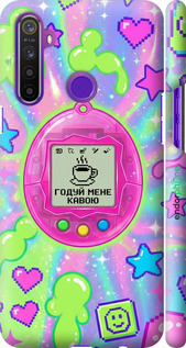 3D пластиковый матовый чехол 'Y2K Aesthetic Retro Pet: Годуй мене кавою' для Realme 5 изображение 21