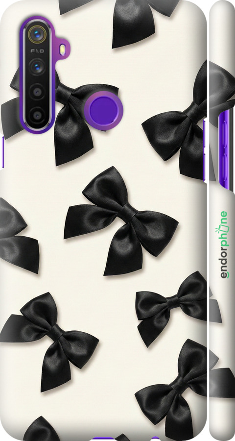 3D пластиковый матовый чехол Dark Coquette для Realme 5 - 6765m-1862 изображение 