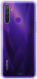 Силіконовий протиударний с посиленими кутами чохол 'Прозорий' для Realme 6i зображення 8