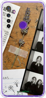 Силіконовий протиударний с посиленими кутами чехол Aesthetic Scrapbook Collage для Realme 5 - 6773sp-1862 изображение 