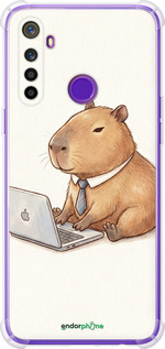 Силикон с усиленными углами чехол Funny Capybara CEO Working для Realme 5 - 6777sp-1862 изображение 