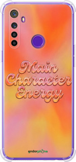 Силикон с усиленными углами чехол Aura Gradient Main Character Energy Aesthetic Y2K для Realme 5 - 6783sp-1862 изображение 
