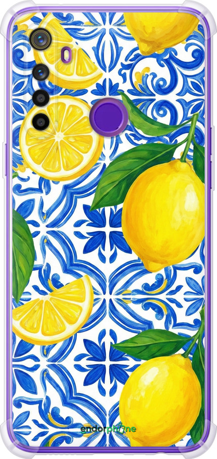 Силіконовий протиударний с посиленими кутами чехол Grocery Girl Italian Summer для Realme 6i - 6766sp-2059 изображение 