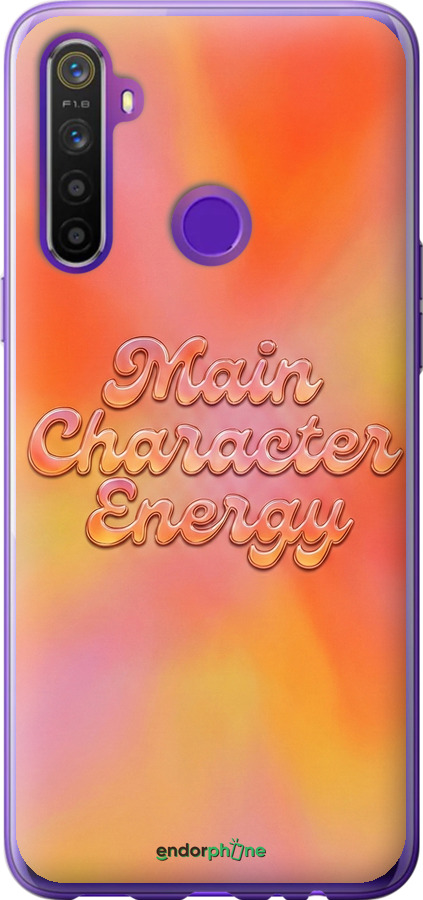 2D пластиковый чехол Aura Gradient Main Character Energy Aesthetic Y2K для Realme 6i - 6783t-2059 изображение 
