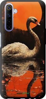 TPU чехол Лебідь для Realme 6 - 5964b-1913 изображение 