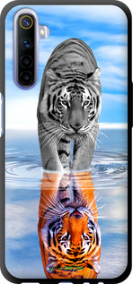 TPU чехол Тигр для Realme 6 - 6016b-1913 изображение 