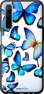 TPU чехол Бабочки для Realme 6 - 6023b-1913 изображение 