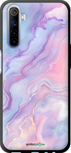 TPU чехол Нежный мрамор для Realme 6 - 6310b-1913 изображение 