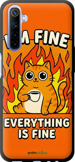 TPU чехол Funny Cat для Realme 6 - 6786b-1913 изображение 