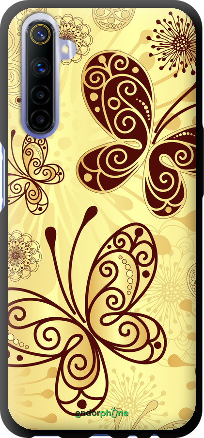 TPU чехол Красиві метелики для Realme 6 - 4170b-1913 изображение 