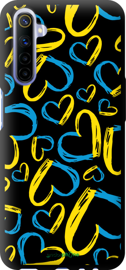 TPU чехол Сердца UA для Realme 6 - 5292b-1913 изображение 