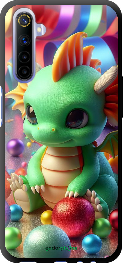 TPU чехол Веселий дракончик для Realme 6 - 5812b-1913 изображение 