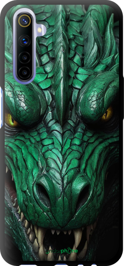 TPU чехол Зелений дракон v2 для Realme 6 - 5817b-1913 изображение 