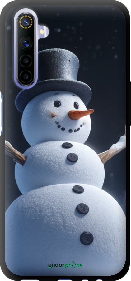 TPU чехол Сніговик для Realme 6 - 5826b-1913 изображение 