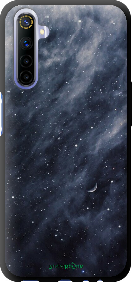 TPU чехол Сині хмари, Синій місяць для Realme 6 - 6398b-1913 изображение 