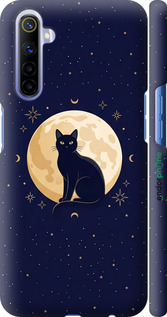3D пластиковий матовий чехол Cute Cat Celestial/Witchy для Realme 6 - 6787m-1913 изображение 