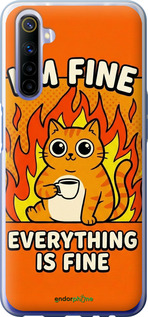 2D пластиковий чехол Funny Cat для Realme 6 - 6786t-1913 изображение 