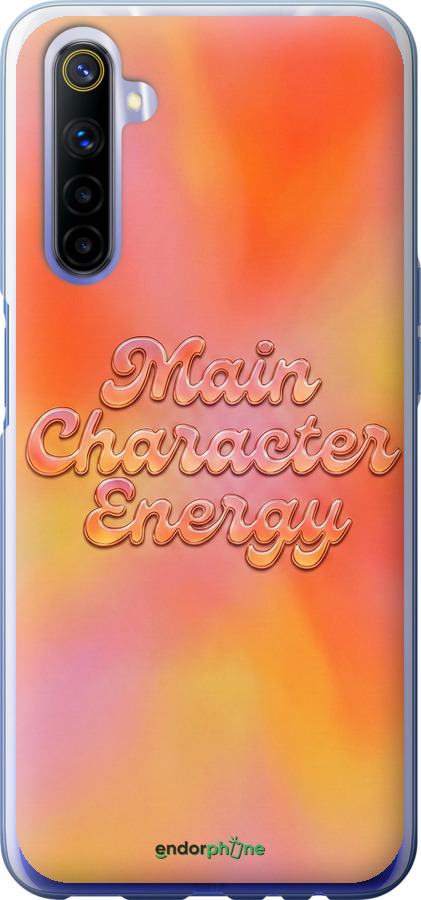 2D пластиковий чехол Aura Gradient Main Character Energy Aesthetic Y2K для Realme 6 - 6783t-1913 изображение 