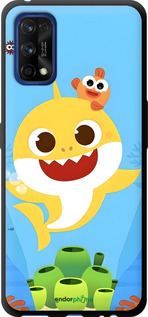TPU чехол Бейби Шарк для Realme 7 Pro - 6303b-2082 изображение 