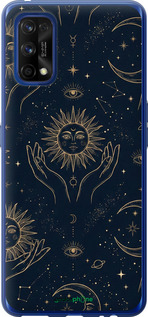 Силиконовый чехол 'Celestial Harmony: Sun & Moon Gold Mystic Pattern' для Realme 7 Pro изображение 3
