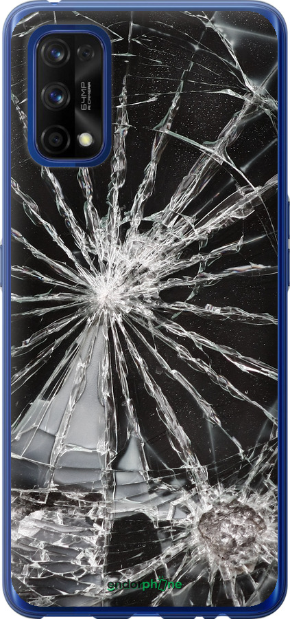 2D пластиковый чехол Glass для Realme 7 Pro - 6608t-2082 изображение 