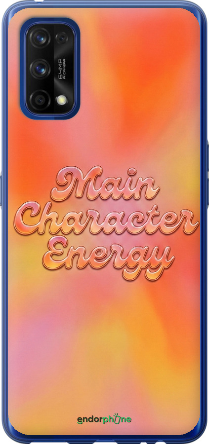 Силиконовый чехол Aura Gradient Main Character Energy Aesthetic Y2K для Realme 7 Pro - 6783u-2082 изображение 