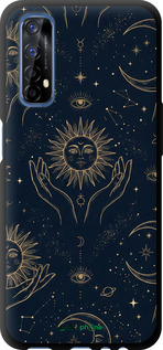 TPU чехол Celestial Harmony: Sun & Moon Gold Mystic Pattern для Realme 7 - 6778b-2081 изображение 