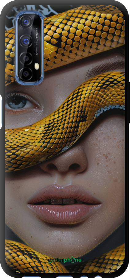 TPU чехол Обійми змії для Realme 7 - 6081b-2081 изображение 