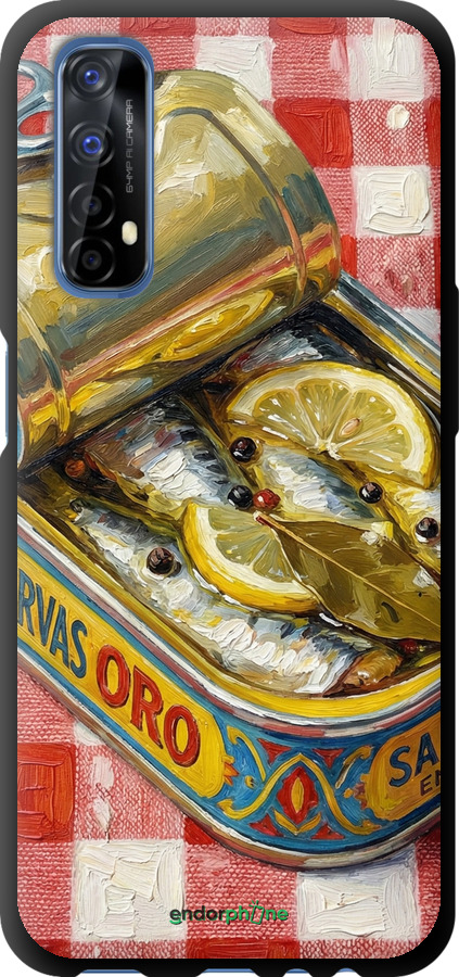 TPU чехол Vintage Sardine Tin Phone для Realme 7 - 6772b-2081 изображение 