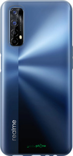 Силиконовый чехол 'Прозрачный' для Realme 7 изображение 8
