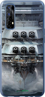2D пластиковый чехол Линкор, world of tanks, wargaming, военный корабль для Realme 7 - 6453t-2081 изображение 