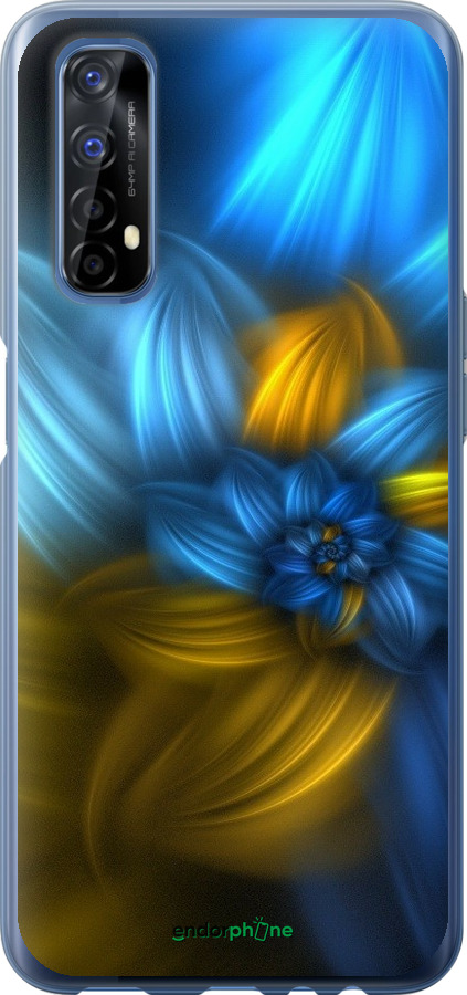 

Силіконовий чохол "Візерунок 46" для Realme 7, Синій