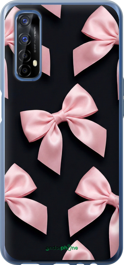 2D пластиковый чехол Coquette Ribbons Dark Coquette для Realme 7 - 6767t-2081 изображение 