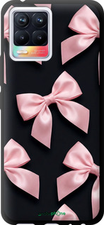 TPU чехол Coquette Ribbons Dark Coquette для Realme 8 - 6767b-2303 изображение 