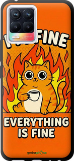 TPU чехол 'Funny Cat' для Realme 8 изображение 5