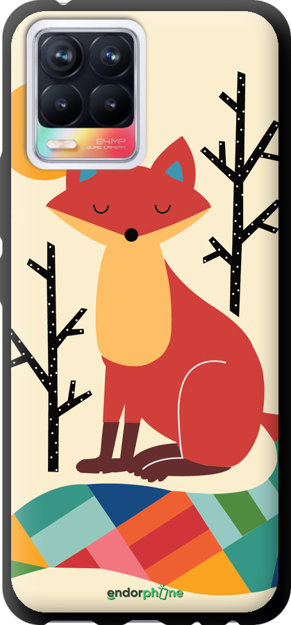 TPU чехол Rainbow fox для Realme 8 - 4010b-2303 изображение 