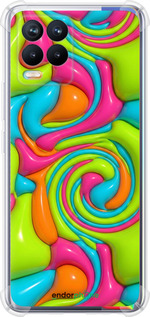 Силіконовий протиударний с посиленими кутами чехол Y2K Jelly Dream для Realme 8 - 6780sp-2303 изображение 