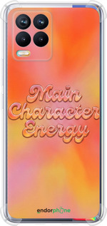 Силикон с усиленными углами чехол Aura Gradient Main Character Energy Aesthetic Y2K для Realme 8 - 6783sp-2303 изображение 