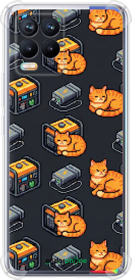 Силіконовий протиударний с посиленими кутами чехол Autonomous Zone для Realme 8 - 6771sp-2303 изображение 