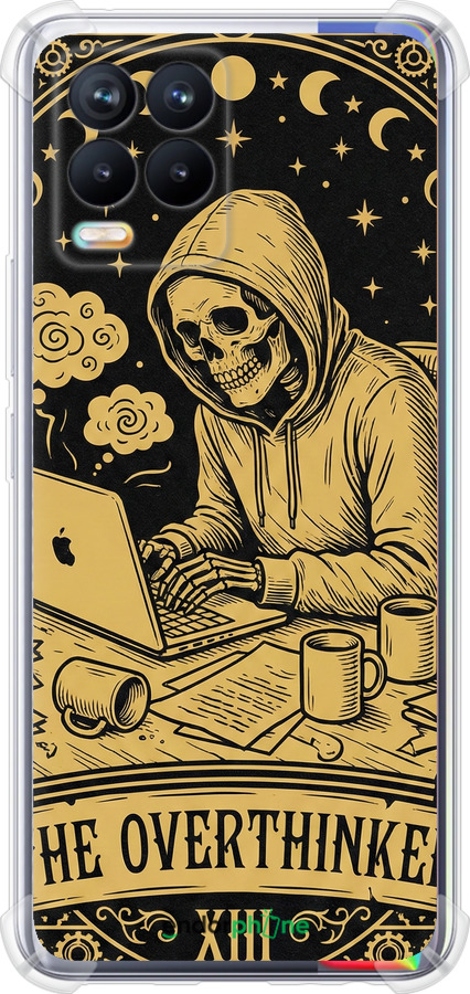 Силіконовий протиударний с посиленими кутами чехол The Overthinker для Realme 8 - 6774sp-2303 изображение 