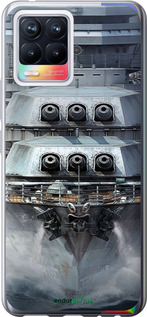 2D пластиковый чехол Линкор, world of tanks, wargaming, военный корабль для Realme 8 - 6453t-2303 изображение 