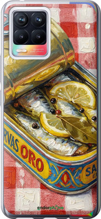 Силиконовый чехол 'Vintage Sardine Tin Phone' для Realme 8 изображение 1