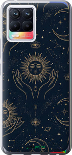Силиконовый чехол 'Celestial Harmony: Sun & Moon Gold Mystic Pattern' для Realme 8 изображение 7