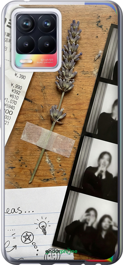 Силиконовый чехол Aesthetic Scrapbook Collage для Realme 8 - 6773u-2303 изображение 